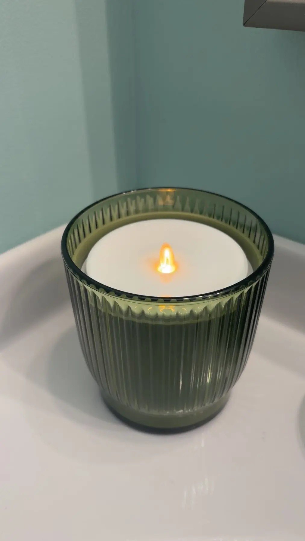 The Kōdō Candle — Ribbed Olive